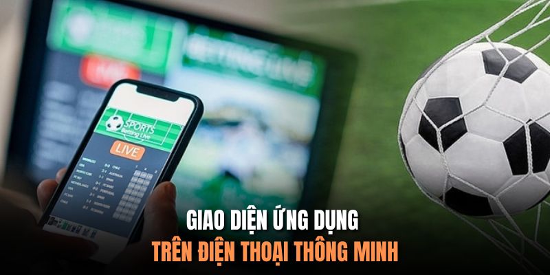 Giao diện ứng dụng trên điện thoại thông minh
